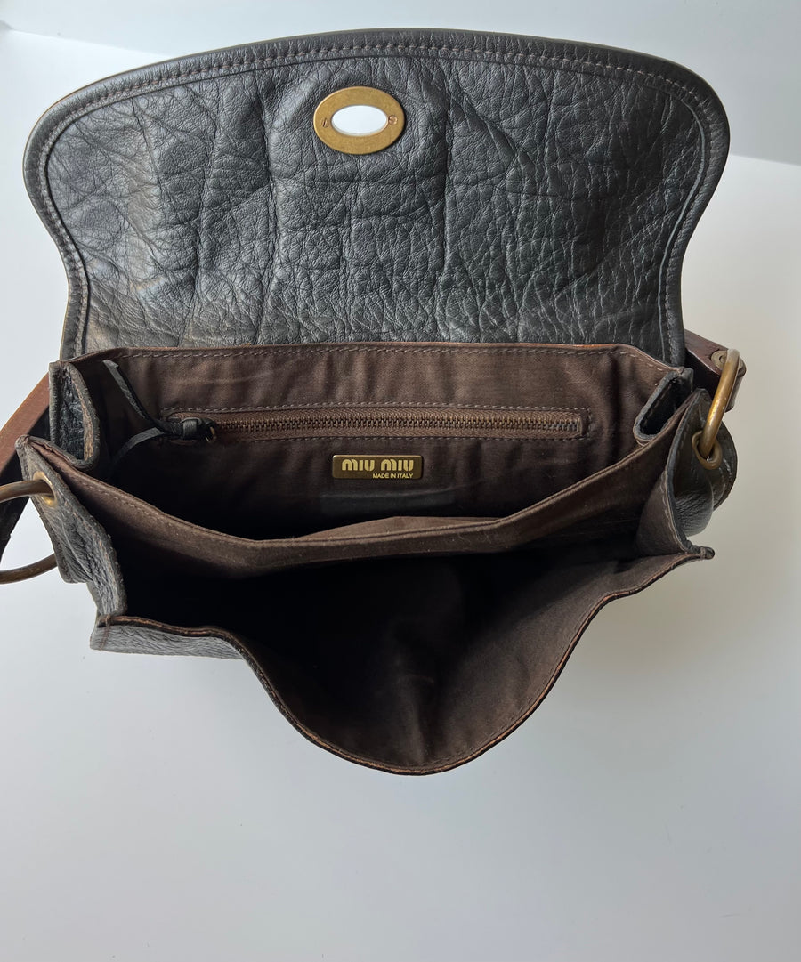 MIU MIU - Matelassé small leather hobo bag | Selfridges.com